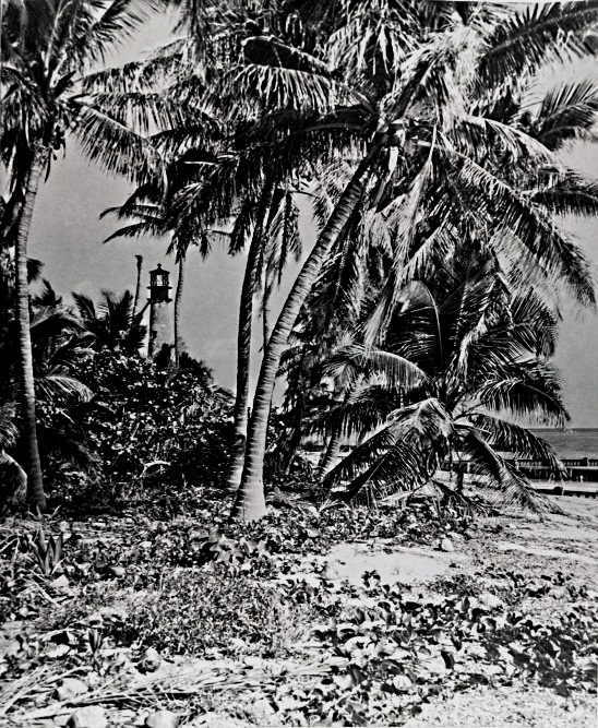 1928 Cape Florida Lighthouse as taken from the west and south
